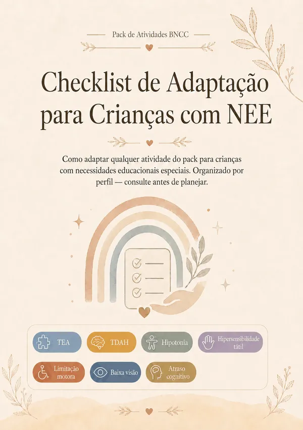 Checklist de Adaptação para Crianças com NEE